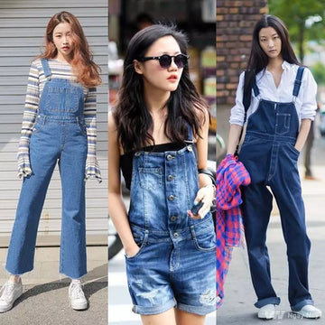 Thỏa sức bắt trend phối đồ cực chất cùng quần yếm form rộng