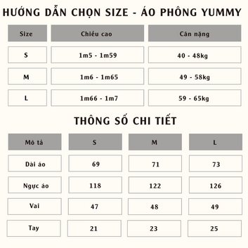 Áo phông YUMMY - 10551
