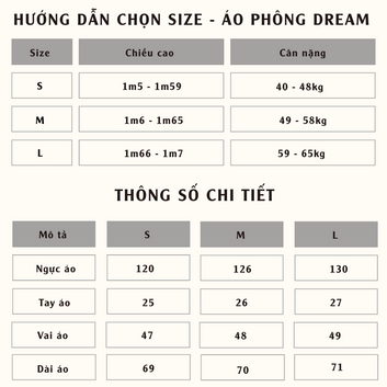 Áo Phông DREAM - 10512