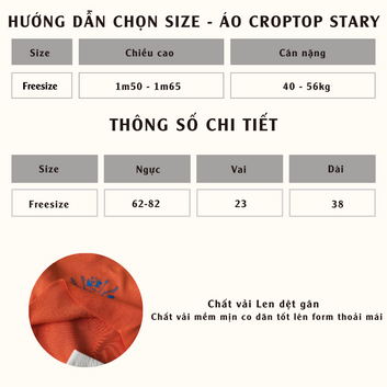 Áo croptop STARY - 10575