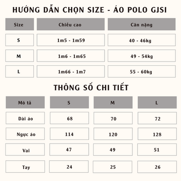 Áo Polo GJSI - 10468