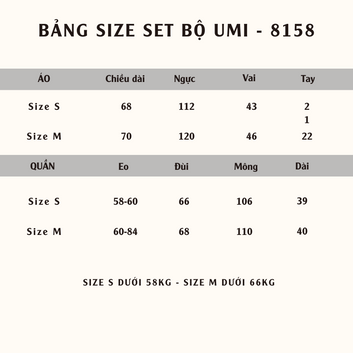 Set bộ UMII - 8158