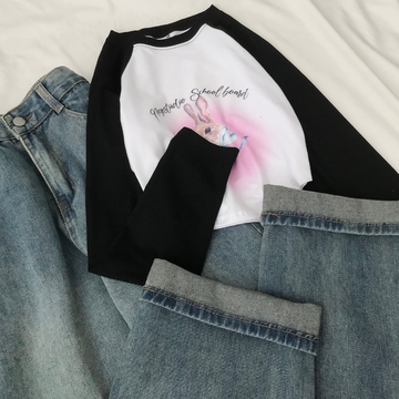 Áo croptop tay dài YATA - 10506
