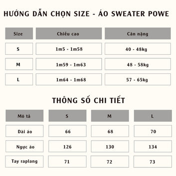 Áo sweater POWE - 10642