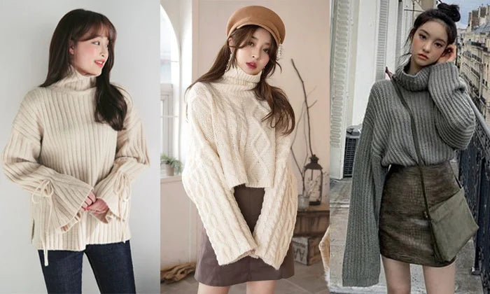 10 cách mix áo len phong cách Hàn Quốc sang xịn mịn