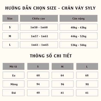 Chân váy xếp li SYLY - 3440