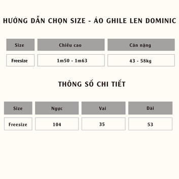 Áo ghile len DOMINIC - 10608