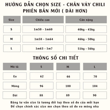 Chân váy dài CHILI - 3418